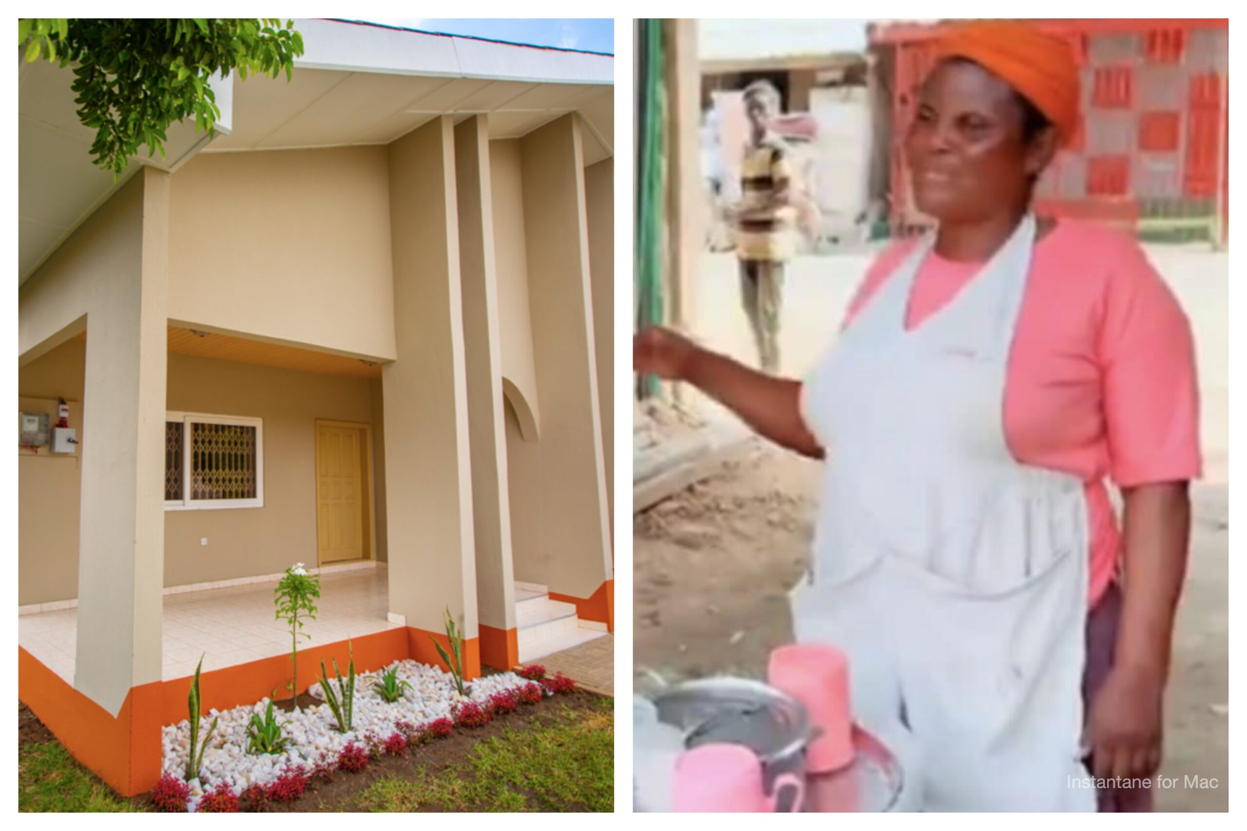 Ghanaian ‘Oblayo’ (Porridge) Seller Builds A Nice House After Selling For 18 Years