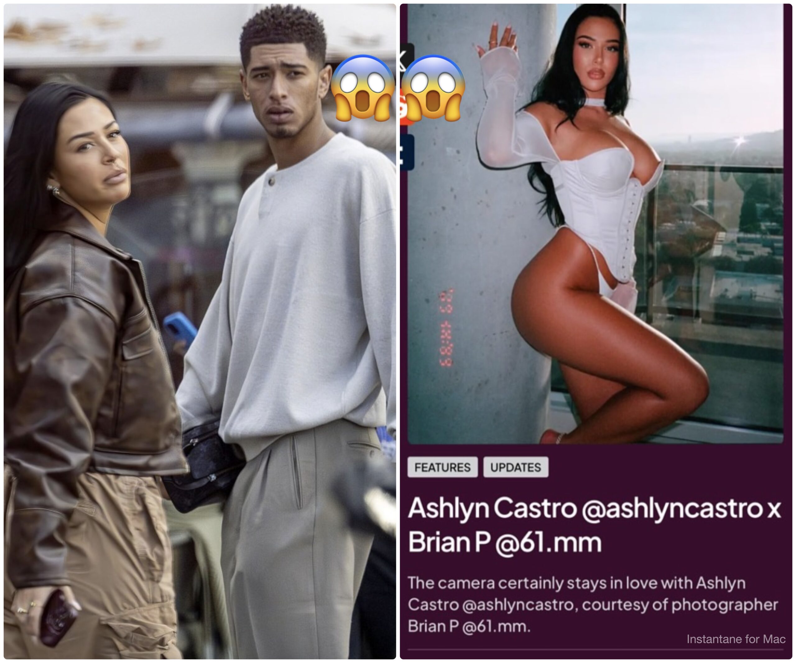 Jude Bellingham’s Girlfriend Ashlyn Castro Profile On ‘Luxury Prostitute Website’ In Europe (See Photos)