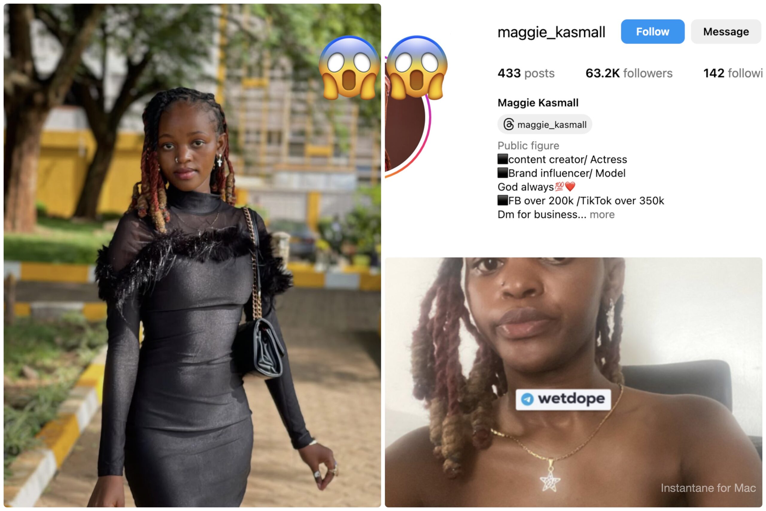 Full Video: Kenyan Actress Maggie Kasmall Leaked Videos & Photo Trending (Watch)